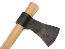Trader Style Throwing Tomahawk Steel Axe Blade Head with Hickory Handle 1B