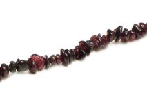 Garnet 36" Gemstone Chip Bead Strands A Quality