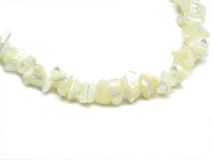 Mother of Pearl 36" Gemstone Chip Bead Strands A Quality