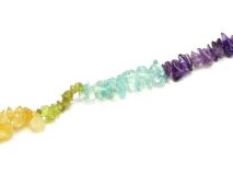 Multy 36" Gemstone Chip Bead Strands A Quality