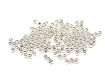 4mm Round Silver Beads Sold by the Bag of 1,000 Beads