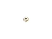 Silver 1/8" Zinc 7 Dot Daisy Spacers Beads apx 300 Beads per Strand