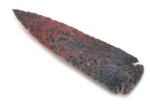 Dovetail Knapped Agate Arrowhead 5-1/8" L #5G
