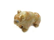 Agate Stone Buffalo Figurine Statues 1"