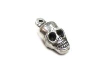 7/8" Skull Pendant with Eye Loop and Black Patina Closed Out