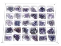 Amethyst Druze Cluster Flat Of 30 Pieces