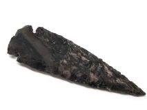Knapped Agate Dovetail Arrowhead 4-1/8" L #4A