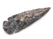 Knapped Agate Dovetail Arrowhead 3-7/8" L #4B