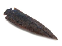 Knapped Agate Dovetail Arrowhead 4-1/8" L #4F