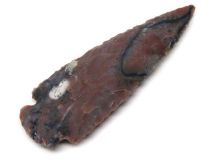 Knapped Agate Dovetail Arrowhead 4-1/8" L #4H