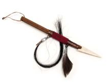 Arrowhead Decorated Talking Stick Apx 7 1/2"