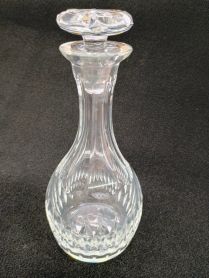 Crisal ALT4 Atlantis Crystal 10-1/2" Decanter and Stopper 1970 -1980's Era