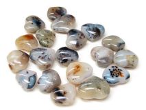 Banded Agate Stone Hearts