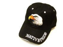 Baseball Hat Embroidered Native Pride and Bald Eagle Hat 01