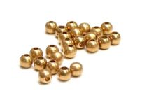6mm Round Brass Beads Sold by the Ounce Appx. 35 Beads