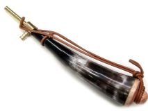 Brass Tip Dispenser Powder Horn 13-1/4" L MD06