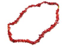 Redstone Dyed Chip Stone 18" Necklace