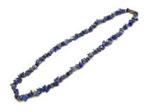 Lapis Stone Chip Bead 18" Necklace