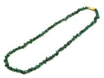 Malachite Chip Stone 18" Necklace