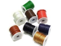 2mm Leather Cord Lace 10 Yard Spool Color Choices