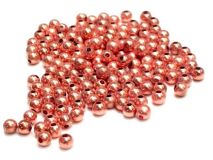 6mm Round Copper Plated Brass Beads By the KILO Appx 1190 Beads