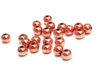 8mm Round Copper Plated Brass Beads By the OZ. Appx. 12 Beads