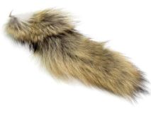 Fur Coyote Tail Apx 10" to 12" Tanned Hide