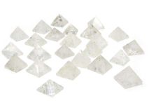 Cloudy Quartz Stone Pyramid Apx 3/4" To 1"
