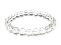 8mm Round Crystal Stone Bead Elastic Stretch Bracelets