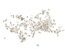 1mm Tube Cylinder Silver Crimp Bead 1 oz Bag Apx 2000 Beads