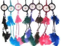 2" Hoop Feather Dreamcatcher 8 Color Choices