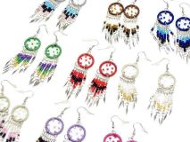 DreamCatcher Dangle Beaded Earrings