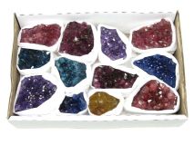 Dyed Amethyst Druze Cluster Flat 