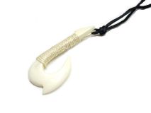 Bone Fish Hook Necklace