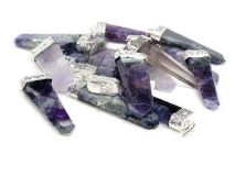 Flat Fluorite Pendants Apx 1 1/2" to 2"  Bulk Assorted Mix