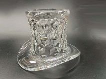 Antique Fostoria Line #2056 American Cube 3-1/4" Top Hat Toothpick Holder 1920's
