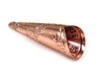Jumbo 2-5/8 Copper Jingle Cone Beads Craft
