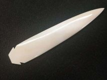 Arrowhead Point 7" Spearhead Lance Tip From Buffalo Bone