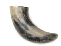 Natural Semi Polished Water Buffalo Cow Horn 13-1/4" L #R09 Jumbo 4" Jumbo Bell Delamination