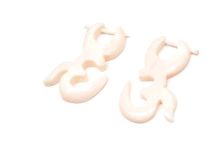 Om Aum Bone Earrings