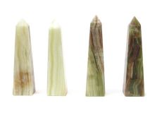 Onyx Stone Obelisk Apx 5"