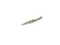 Light Weight Metal Feather Pendant 1" Clearance