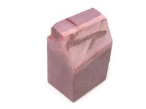 Piece #94 Minnesota Red Catlinite Stone Apx 4-3/8" x 3-1/4" x 2-1/4" Fissure Crack