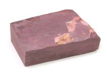Piece #95 Minnesota Red Catlinite Stone 5-5/8" x 3-3/4" x 1-1/2"