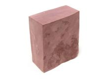 Minnesota Red Pipestone Catlinite Stone apx 5" x 4-1/4" x 2" Piece #18  