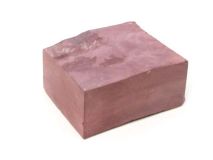 Minnesota Red Pipestone Catlinite Stone apx 4-3/4" x 4" x 2" Piece #04 