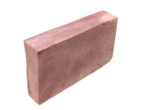 Minnesota Red Pipestone Catlinite Stone apx 7-1/4" x 4" x 1-5/8" Piece #08