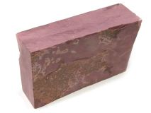 Minnesota Red Pipestone Catlinite Stone Apx 8" x 4-3/4" x 1-7/8"  Piece #02 