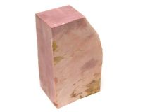 Minnesota Red Pipestone Catlinite Stone apx 6-1/8" x 3-1/2" x 2-1/8" Piece #10 Missing Corner