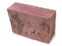 PIECE #35 Catlinite Minnesota Red Pipestone apx 6" x 4" x 2"